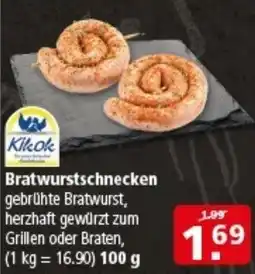 Multi Markt Kikok Bratwurstschnecken Angebot