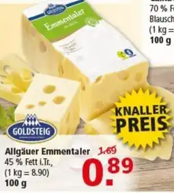 Multi Markt Goldsteig allgäuer emmentaler Angebot