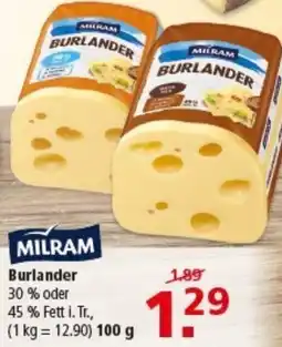 Multi Markt MILRAM Burlander Angebot