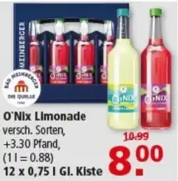 Multi Markt O'Nix Limonade Angebot