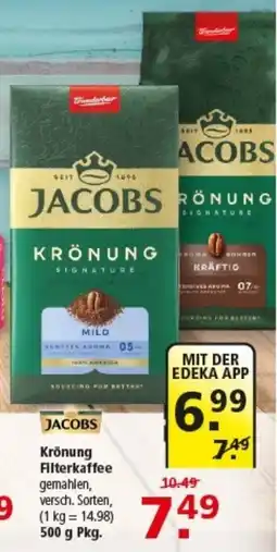 Multi Markt Jacobs krönung filterkaffee Angebot