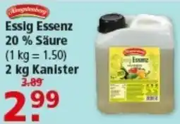 Multi Markt Essig Essenz 20 % Säure Angebot