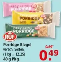 Multi Markt RUF Porridge Riegel Angebot
