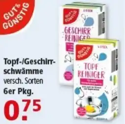 Multi Markt Guts & gunstig Topf-/Geschirrschwämme Angebot