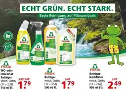 Multi Markt Frosch WC- oder Universal Reiniger Angebot