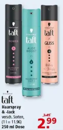 Multi Markt taft Haarspray & -lack Angebot