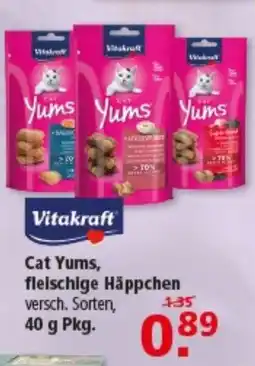 Multi Markt Vitakraft Cat Yums, fleischige Häppchen Angebot
