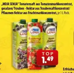 Mix Markt Moja semja Tomatensaft Angebot