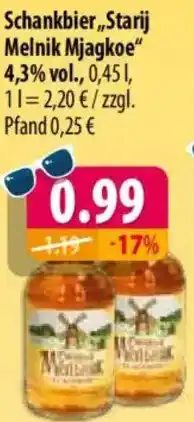 Mix Markt Schankbier ,,Starij Melnik Mjagkoe" Angebot