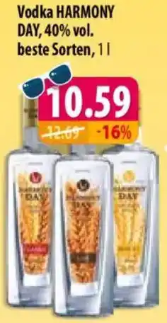 Mix Markt Vodka HARMONY DAY, 40% vol. Angebot