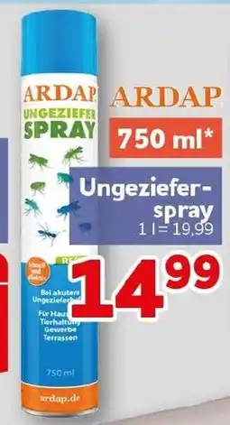 CENTERSHOP ARDAP Ungezieferspray Angebot