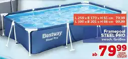 CENTERSHOP Bestway Framepool steel pro Angebot