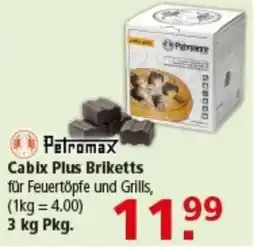 Multi Markt Petromax Cabix Plus Briketts Angebot