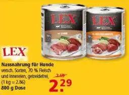 Multi Markt LEX Nassnahrung für Hunde Angebot