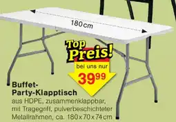 Wiglo Wunderland Buffet Party-Klapptisch Angebot