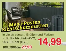 Wiglo Wunderland Mega-Posten Sichtschutzmatten Angebot