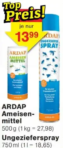 Wiglo Wunderland Ardap ameisenmittel Angebot