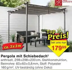Wiglo Wunderland Pergola mit Schiebedach Angebot
