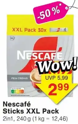 Wiglo Wunderland Nescafé Sticks XXL Pack Angebot