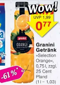 Wiglo Wunderland Granini Getränk Angebot