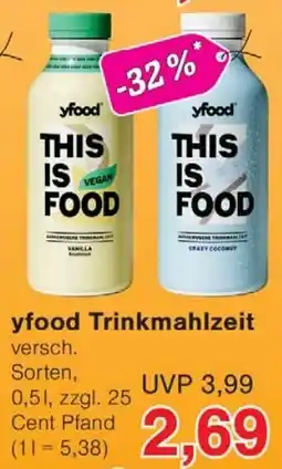 Wiglo Wunderland yfood Trinkmahlzeit Angebot
