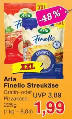 Wiglo Wunderland Arla Finello Streukäse Angebot