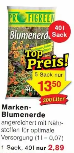 Wiglo Wunderland Marken Blumenerde Angebot
