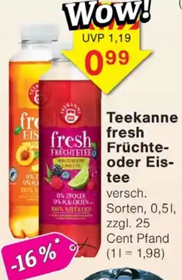 Wiglo Wunderland Teekanne fresh Früchte oder Eistee Angebot