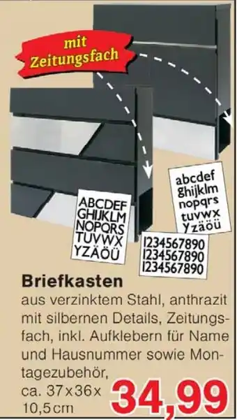 Wiglo Wunderland Briefkasten Angebot