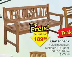 Wiglo Wunderland Gartenbank Angebot