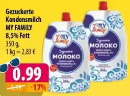 Mix Markt Gezuckerte Kondensmilch MY FAMILY Angebot