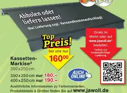 Wiglo Wunderland Kassetten Markise Angebot