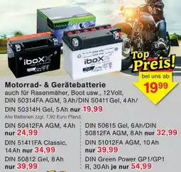 Wiglo Wunderland Motorrad- & Gerätebatterie Angebot