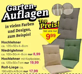 Wiglo Wunderland Garten Auflagen Angebot