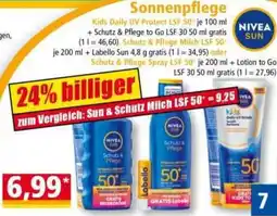 Norma NIVEA SUN Sonnenpflege Angebot