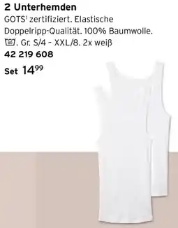 Tchibo 2 Unterhemden Angebot