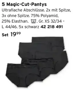Tchibo 5 Magic-Cut-Pantys Angebot