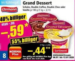 Norma Ehrmann Grand Dessert Angebot