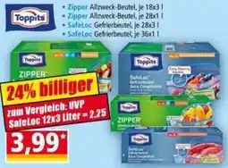 Norma Toppits Zipper Allzweck-Beutel Angebot