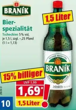 Norma BRANIK Bierspezialität Angebot