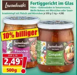 Norma Lewandowski Fertiggericht im Glas Angebot