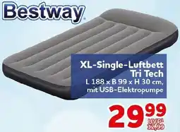CENTERSHOP Bestway XL-Single-Luftbett Tri Tech Angebot