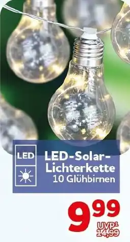 CENTERSHOP LED-Solar Lichterkette Angebot