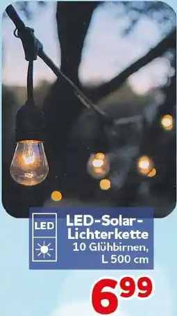 CENTERSHOP LED-Solar Lichterkette Angebot