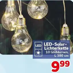 CENTERSHOP LED-Solar Lichterkette Angebot