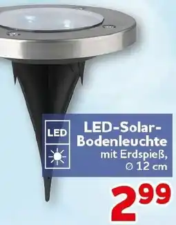 CENTERSHOP LED-Solar Bodenleuchte Angebot
