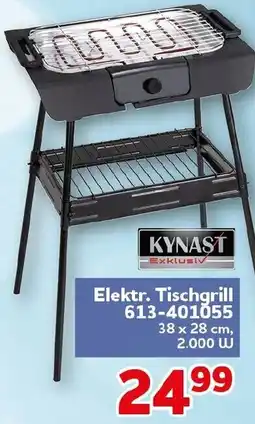 CENTERSHOP KYNAST Elektr. Tischgrill 613-401055 Angebot