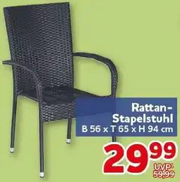 CENTERSHOP Rattan Stapelstuhl Angebot