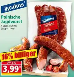 Norma Krakus Polnische Jagdwurst Angebot