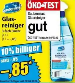 Norma Saubermax Glasreiniger Angebot